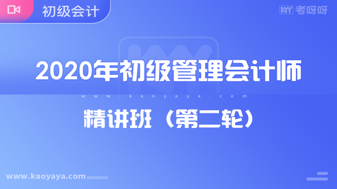 2020年初级管理会计师精讲班（第二轮）