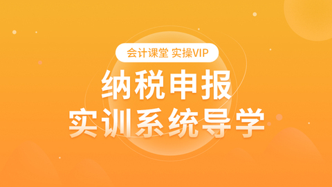 纳税申报实训系统导学