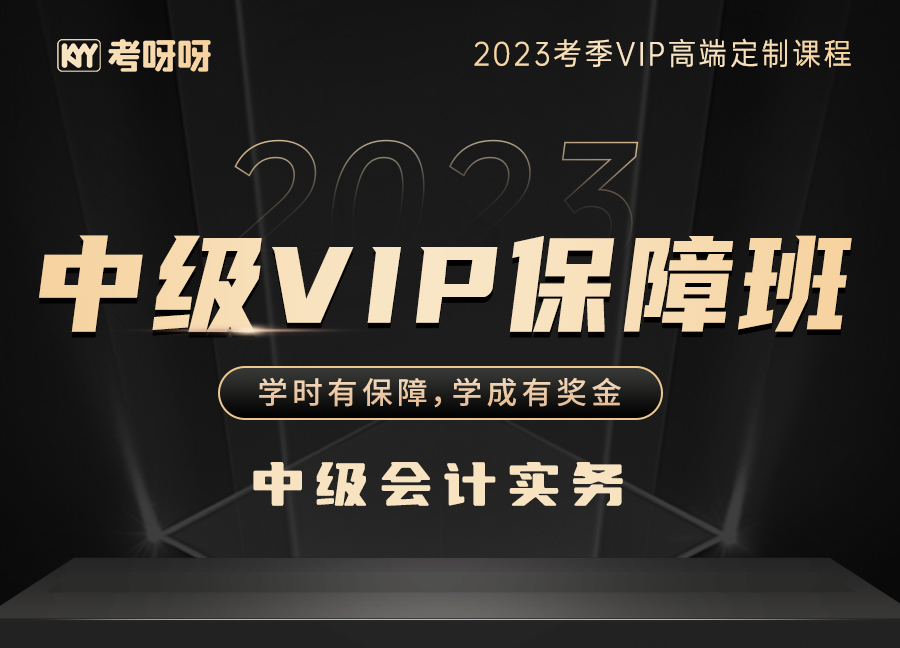 2023中级VIP保障班（会计实务）