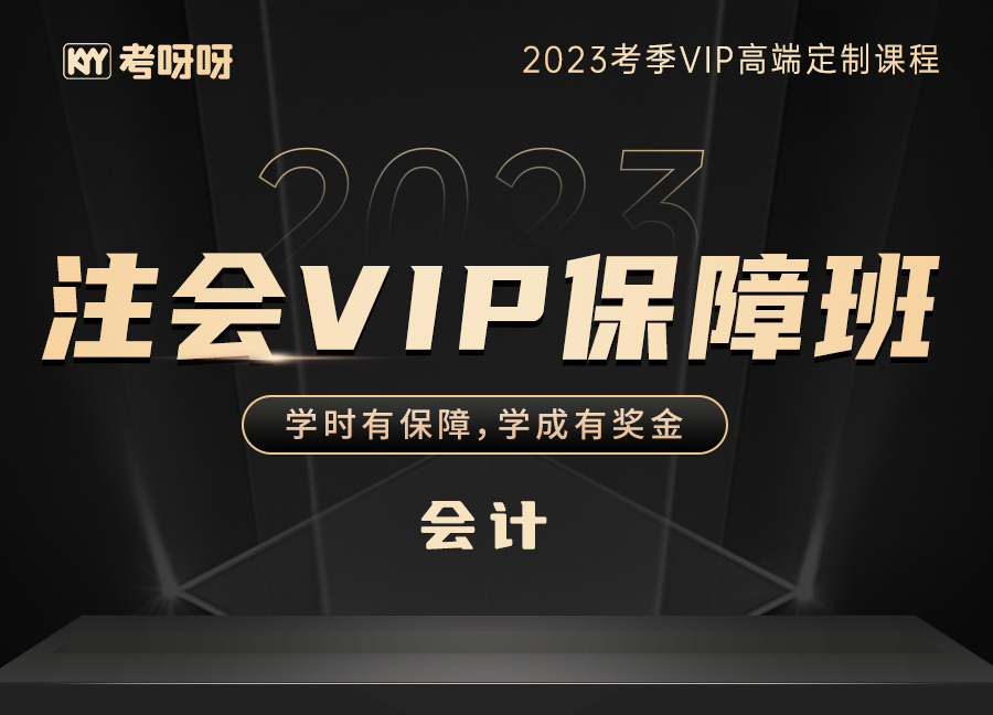 2023注会VIP保障班（会计）