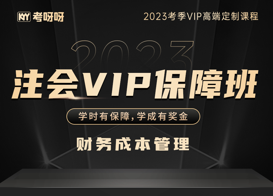 2023注会VIP保障班（财管）