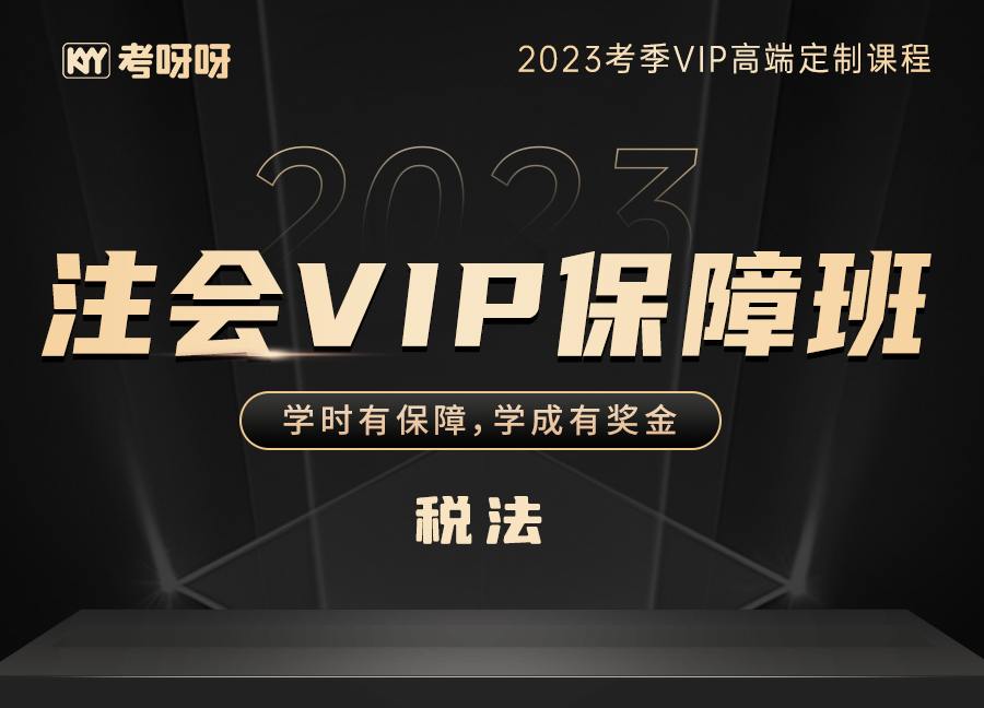 2023注会VIP保障班（税法）