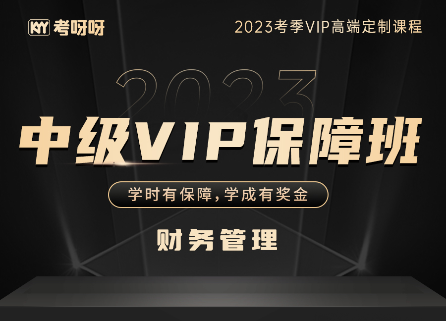 2023中级VIP保障班（财务管理）