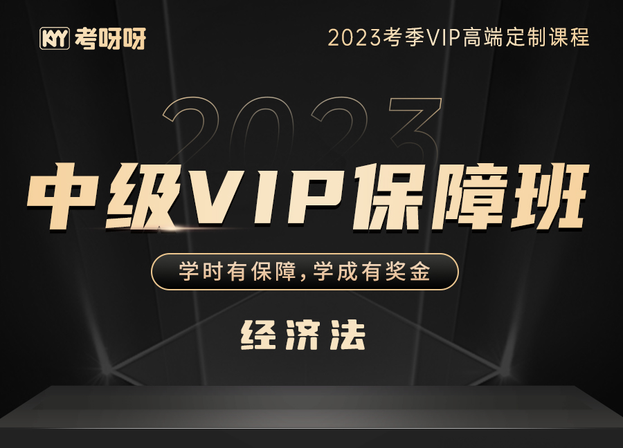 2023中级VIP保障班（经济法）