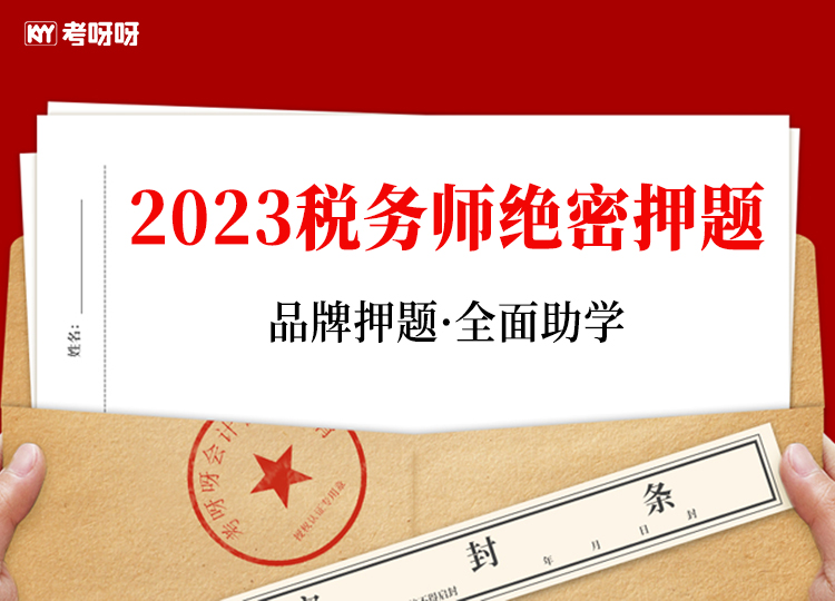 2023税务师绝密押题（财务与会计）