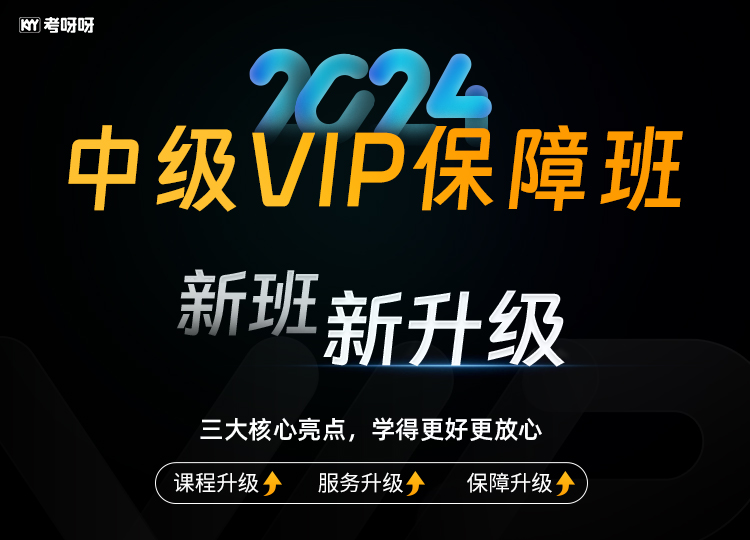 2024中级VIP保障班（三科联报）