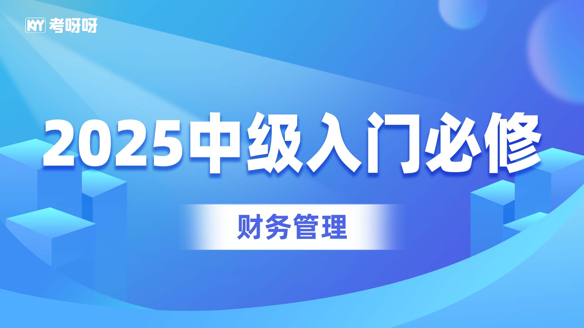 2025中级入门必修-财务管理