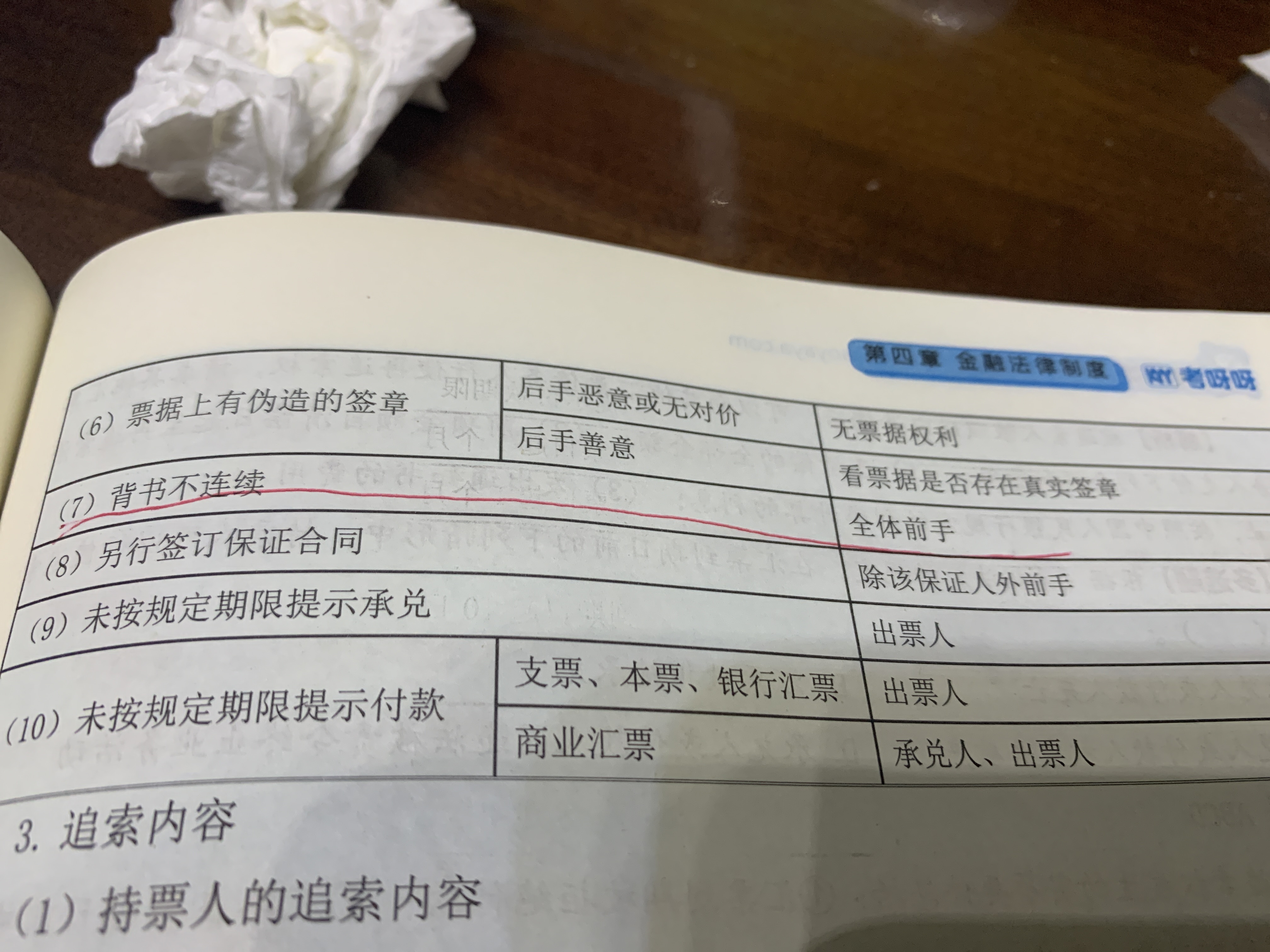 背书不连续,不是不能获取票据权利吗?为啥说追索对象是全体前手?